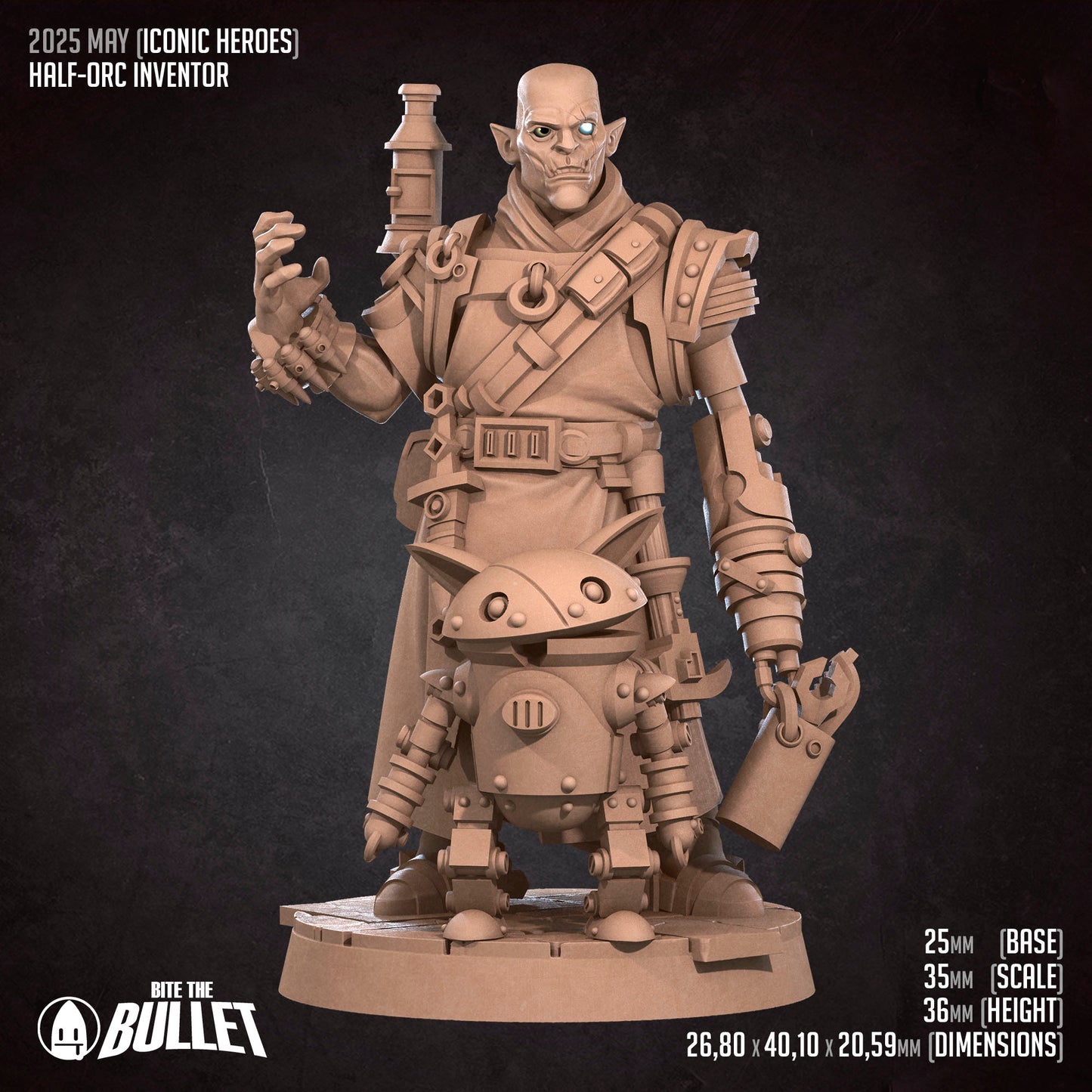 Half-Orc Inventor (+Robot)