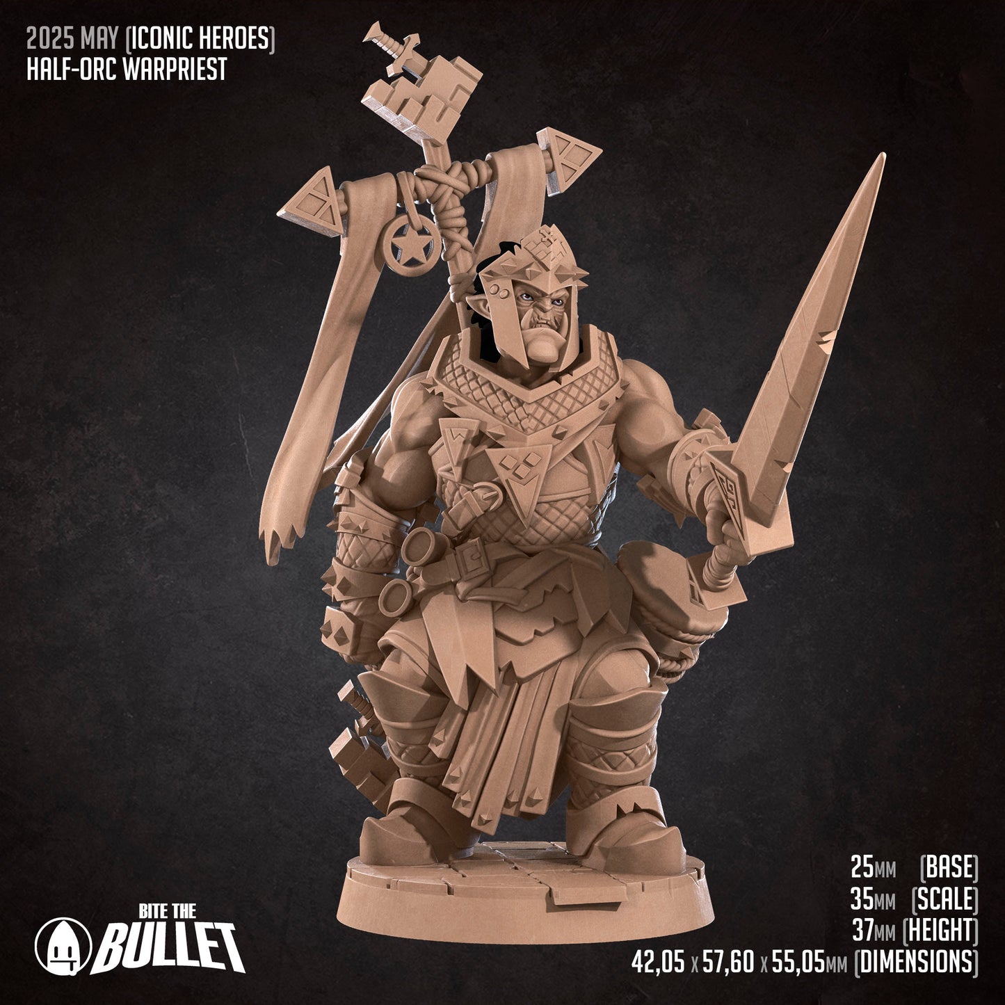 Half-Orc Warpriest