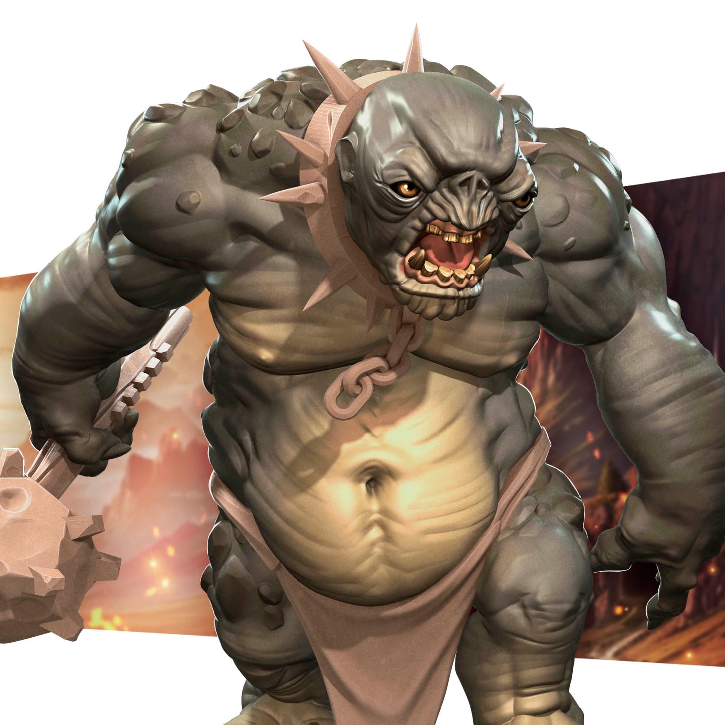 Cave Troll | 3D Print | D&D RPG Tabletop Figure