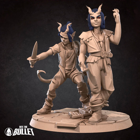 Tiefling Child (Boy and Girl)