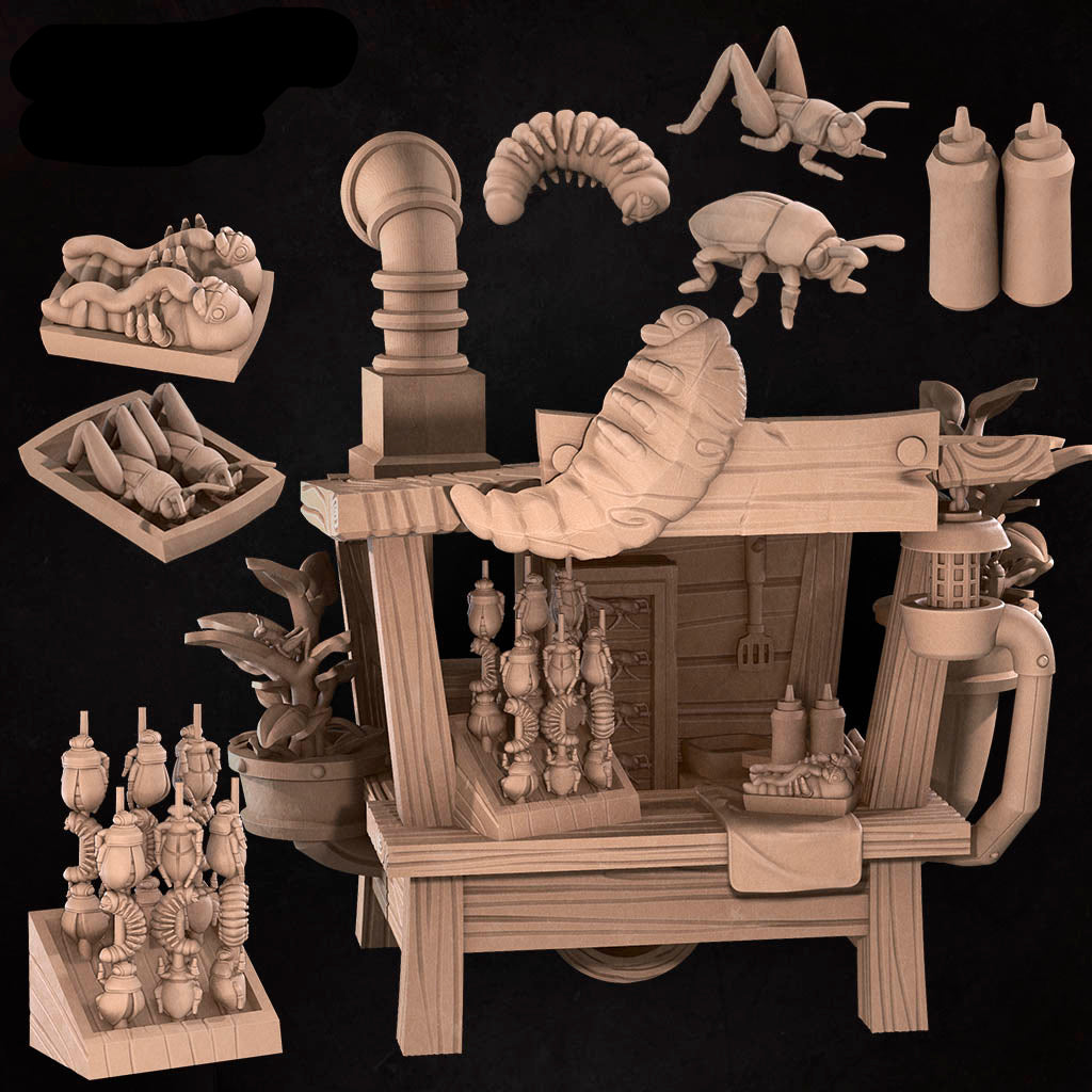 Edible Bugs Sale Point Set (9 Decorative Elements)