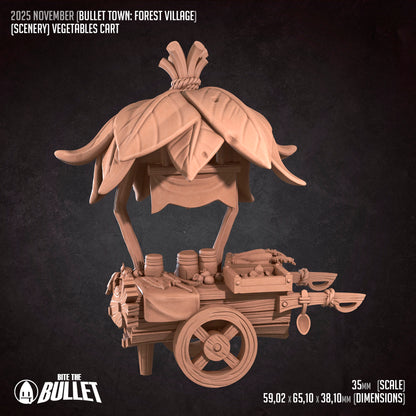 Vegetables Sale Point Set (9 Decorative Elements)